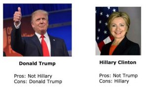 Pros/cons of Donald and Hillary