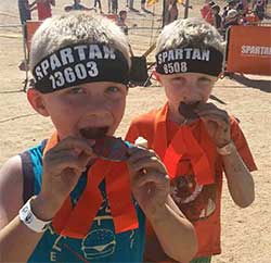 The boys at the Arizona Spartan Race 2015