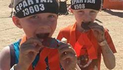The boys at the Arizona Spartan Race 2015