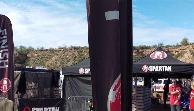 Arizona Spartan finish line, 2017