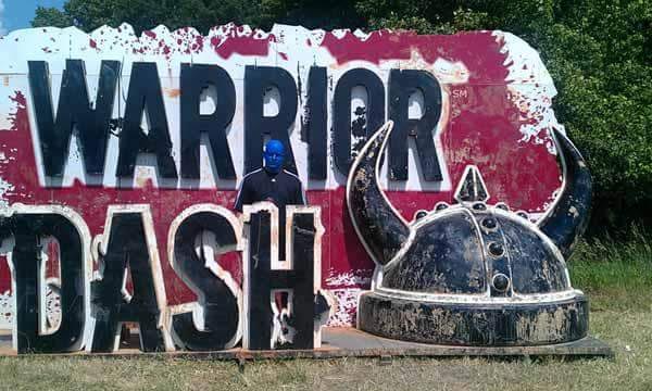 2012 Warrior Dash – me as a Blue Man 2012 Warrior Dash - me as a Blue Man