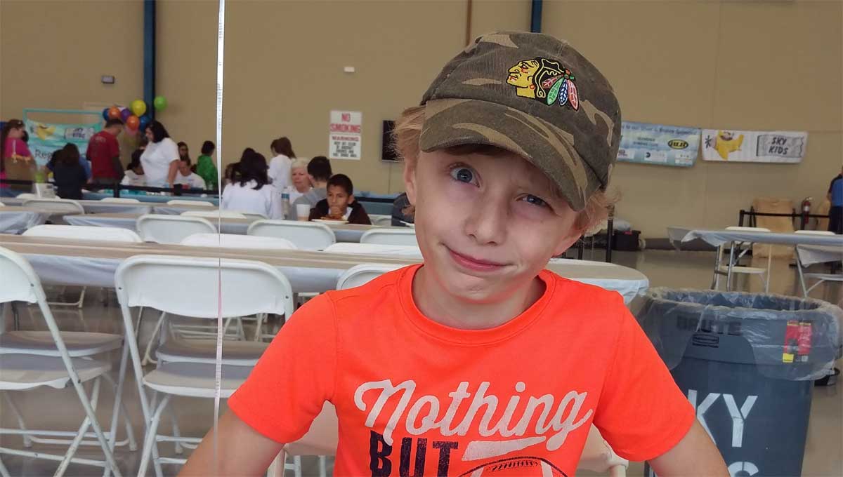 Matt smirking at the camera