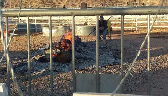 Fire jump at the 2018 AZ Spartan Sprint