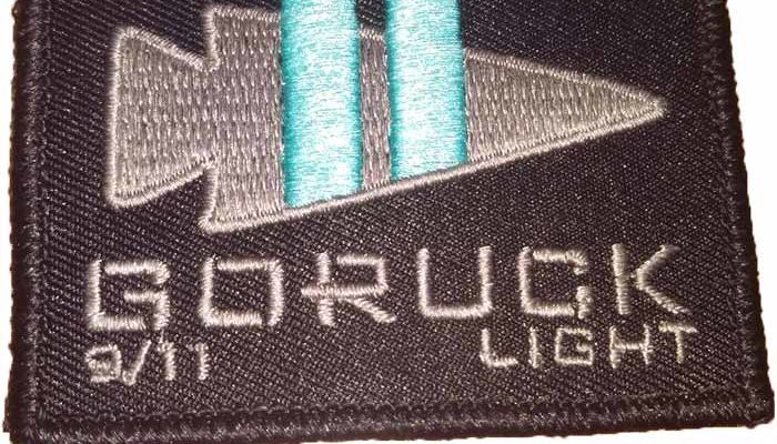GoRuck Light 9/11 patch GoRuck Light 9/11 patch