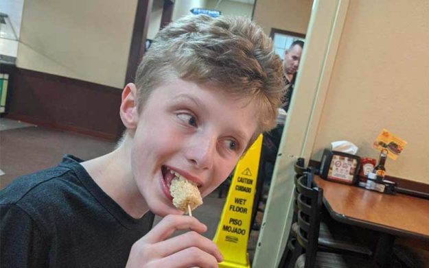 Eating at Golden Coral