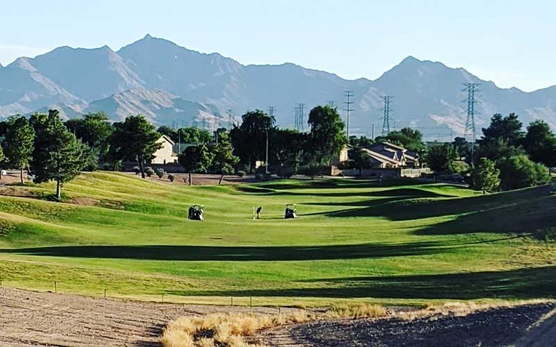 Coldwater golf course, hole 9 Coldwater golf course, hole 9
